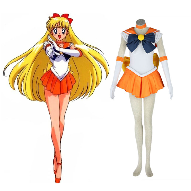 Sailor Moon Minako Aino 1 Cosplay Kostym Sverige