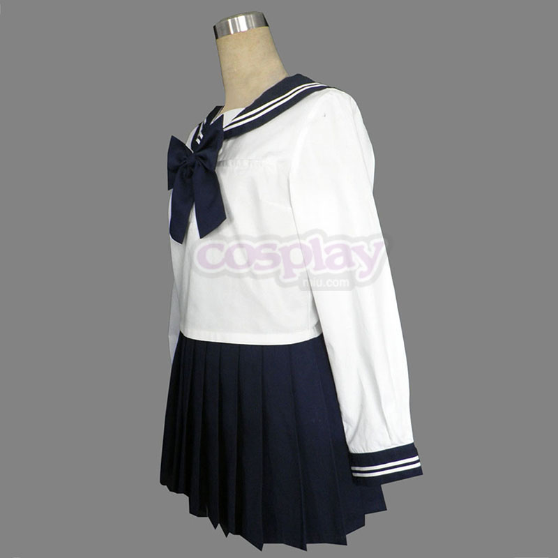 Long Sleeves Sailor Uniform 9 Cosplay Kostym Sverige