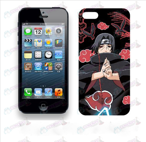 Apple iPhone5 telefon skal 006 (Naruto Red Cloud)