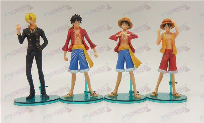 4 modeller Äkta One Piece Tillbehör docka bas (14cm)
