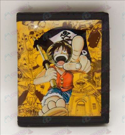 PVCOne Piece Tillbehör Luffy plånbok (piratflagga)