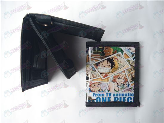 Luffy Q version PVC figur plånbok
