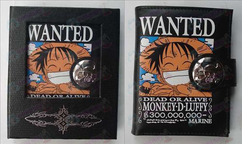 One Piece Tillbehör Luffy plånbok (färg)