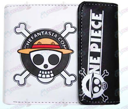 One Piece Tillbehör Skull Snaps plånboken nya
