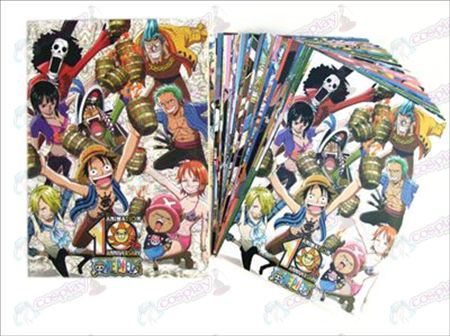 One Piece Accessoarer Vykort + kort 2