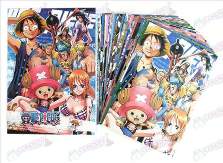 One Piece Accessoarer Vykort + kort 1