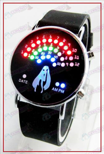 Färgglada koreanska fan LED klockor - Hatsune Miku Tillbehör