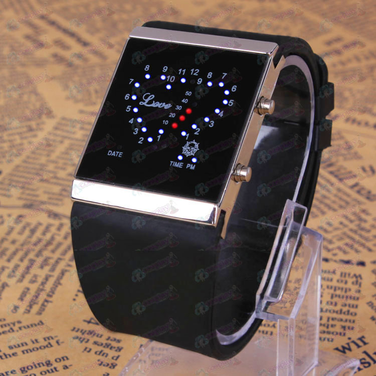 CrossFire Tillbehör headshot logo svart kärlek LED Watch