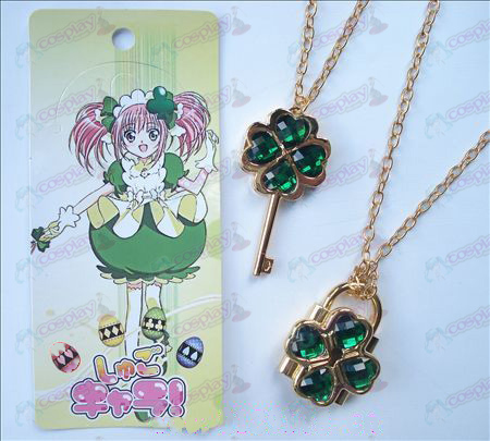 Shugo_Chara! Tillbehör rörliga Necklace (Grön)