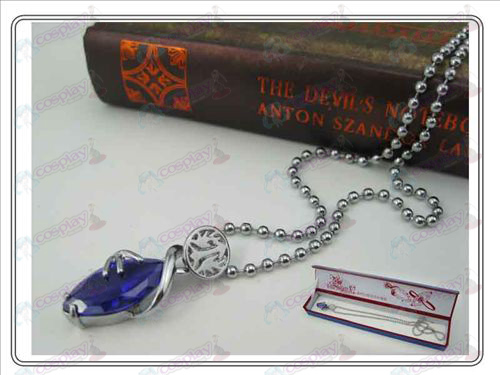 Final Fantasy Tillbehör Collectors Edition inbundna Necklace (Purple)