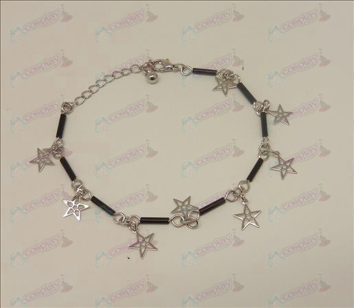 Lucky Star Accessoarer Armband (svart). JPG