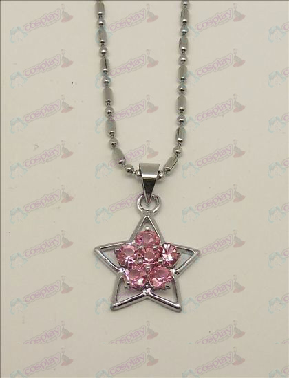 Blister Lucky Star Tillbehör Diamond Necklace (Pink)