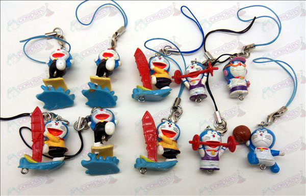 10 Doraemon docka maskin rep