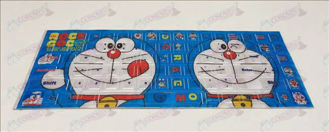 PVC Doraemon tangentbord klistermärken