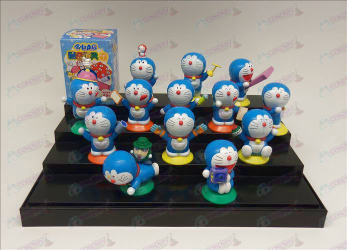 13 modeller mystiska rekvisita Doraemon docka