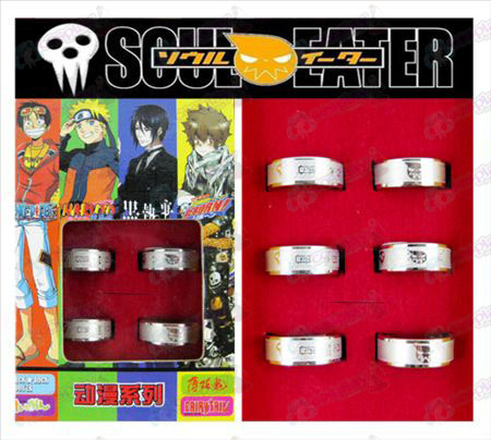 Soul Eater Tillbehör frostat ringen (6 / set)