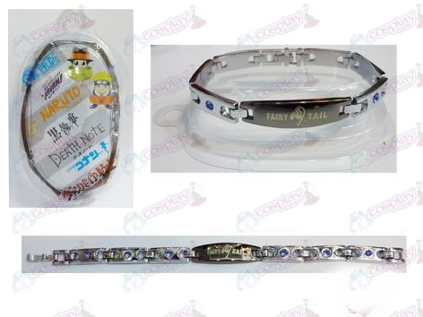 Fairy Tail tillbehör rostfritt stål diamanthalsband