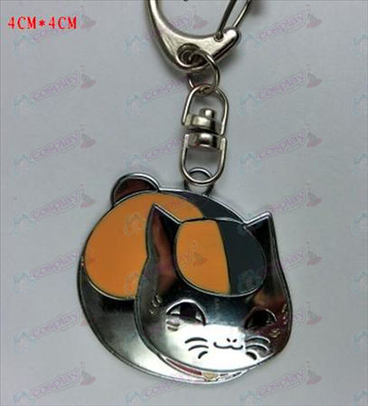 Natsume: s bok Vänner Tillbehör-Pet Cat Keychain