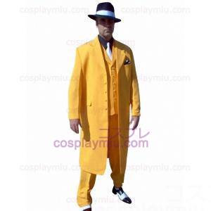 Dick Tracy Gul Cosplay Kostym