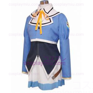 Pia Carrot Blue Uniform Cosplay Kostym