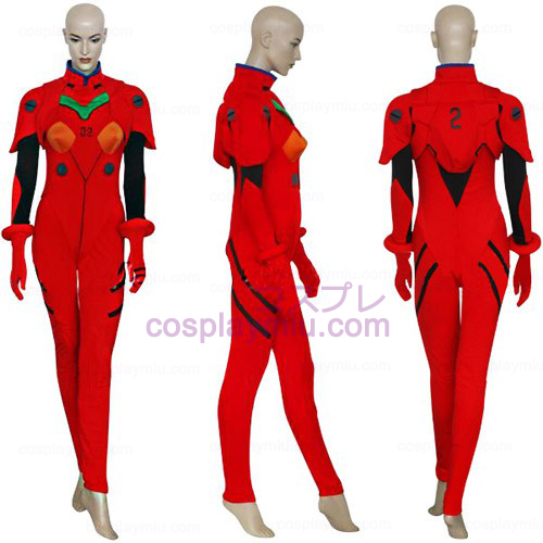 Neon Genesis Evangelion Asuka Plugsuit Cosplay Kostym
