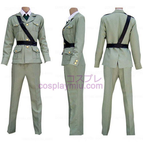 Hetalia Axis Powers Gray England Cosplay Kostym