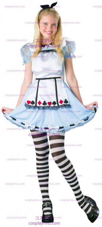 Alice underland Teen Kostym