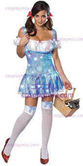 Secret Wishes Wizard Of Oz Sparkle Dorothy Vuxen Kostym