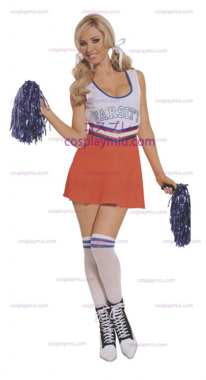 Cheerleader Lagkapten Adult kostym
