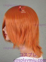 14 "Autumn Orange Layered Cosplay Peruker