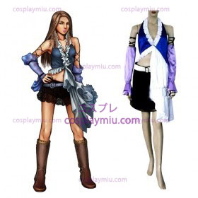 Final Fantasy XII Yuna Lenne Song Kvinnor Cosplay Kostym