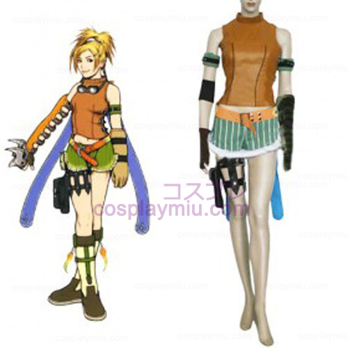 Final Fantasy X Rikku Cosplay Kostym
