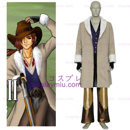 Final Fantasy VIII Irvine kinneas Cosplay Kostym