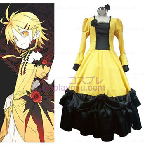 Vocaloid Rin Kagamine Gul Halloween Cosplay kostym