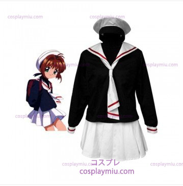 Cardcapture Sakura Tomoe Primary School Girls Cosplay Kostym