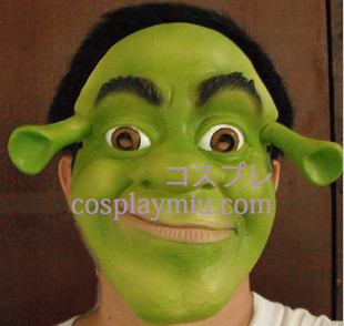 Klassisk Halloween Shrek Latex Mask
