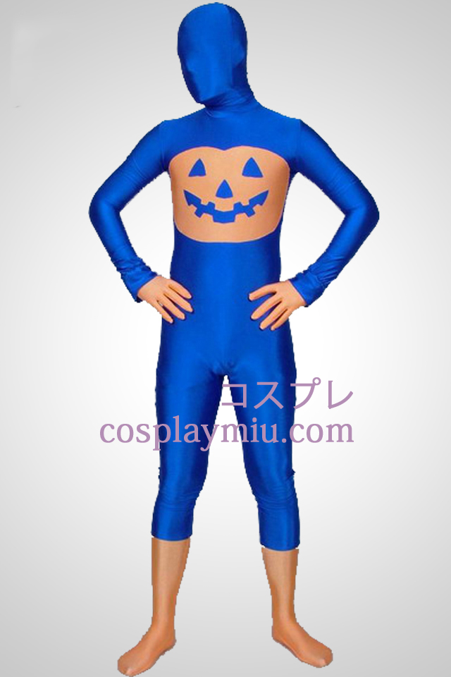 Blue Pumpkin Flerfärgad Unisex Lycra Spandex Zentai Suit