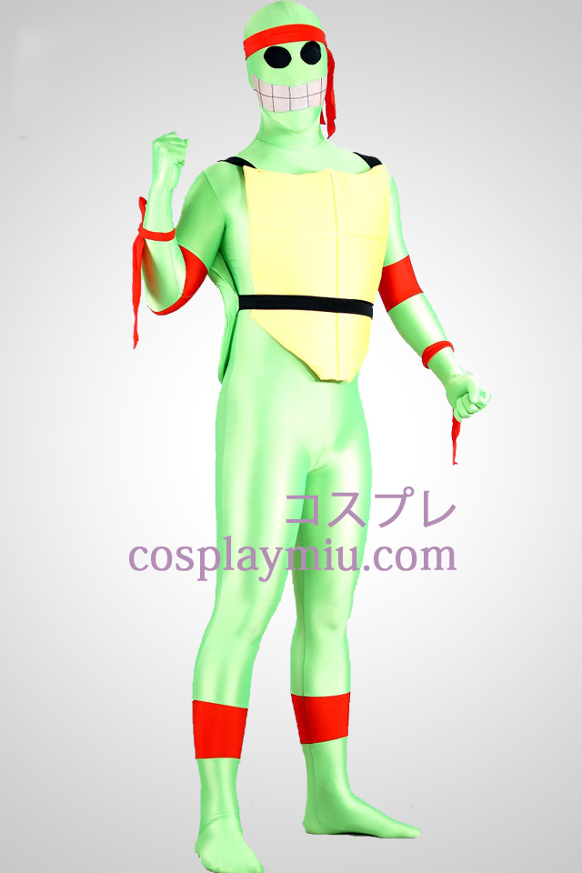Teenage Mutant Ninja Turtles Lycra Spandex Superhjälte Zentai Suit