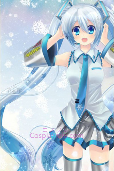 Vocaloid Long Snow Cosplay peruk
