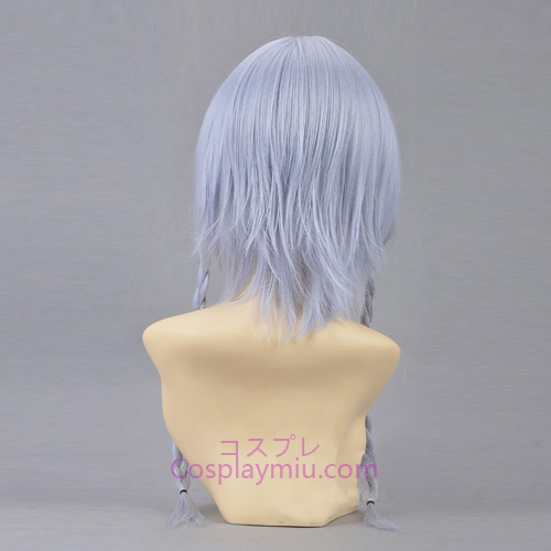 Touhou Project Izayoi Sakuya Ljuslila Kort Med Long Braid Cosplay peruk