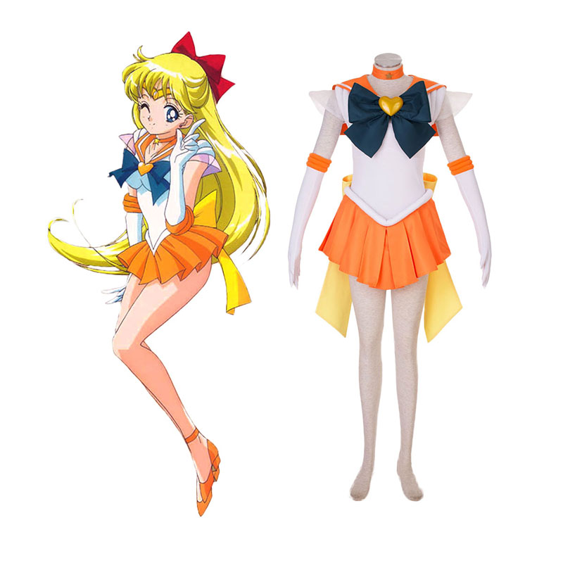 Sailor Moon Minako Aino 3 Cosplay Kostym Sverige