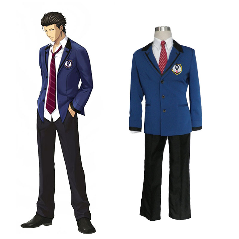 Tokimeki Memorial Flicka Side: 3 Story Male Uniform 2 Cosplay Kostym Sverige