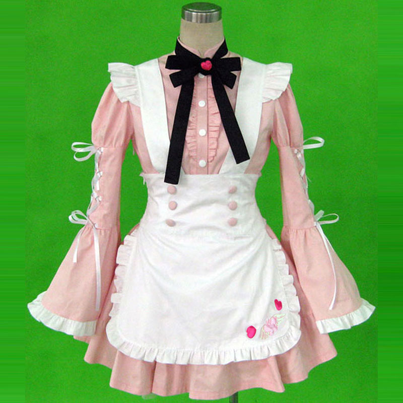 Maid Uniform 14 Cherry Snow Cosplay Kostym Sverige