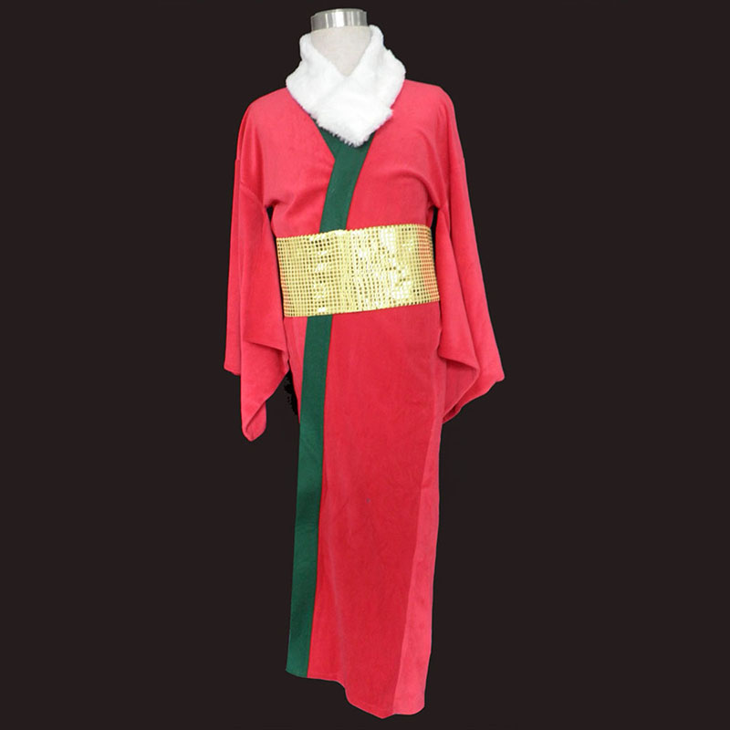 Christmas Röd Kimono en Cosplay KostymSverige