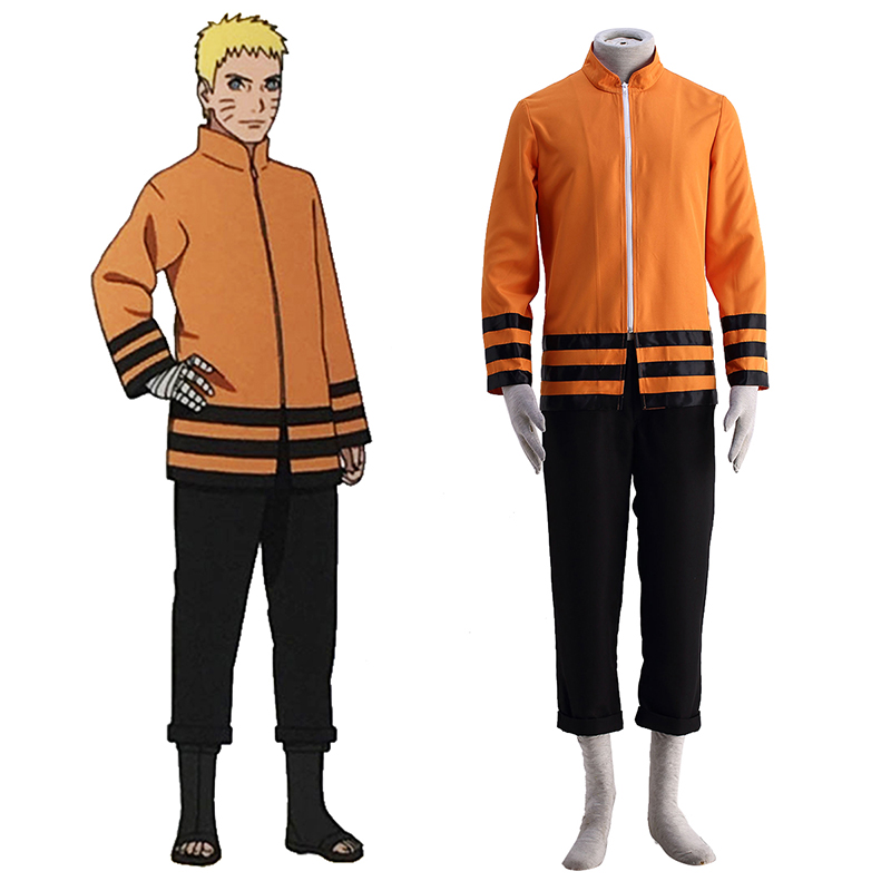 Naruto Boruto Naruto Uzumaki 10 Cosplay Kostym Sverige