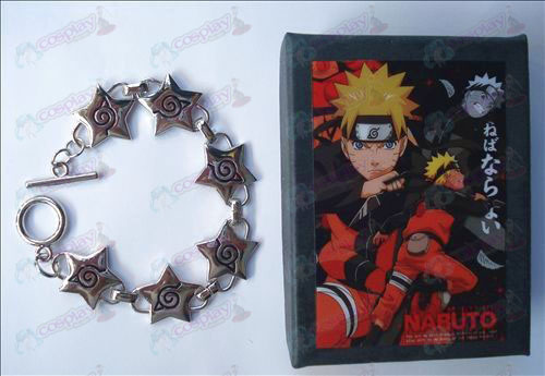 Naruto konoha pentacle armband (fält)