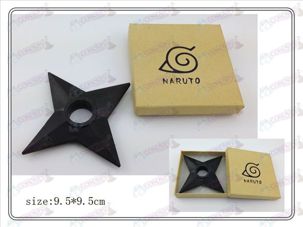 Naruto Shuriken klassiska förpackad (svart) plast