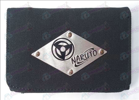 Naruto skriva runda ögon Vit duk plånbok