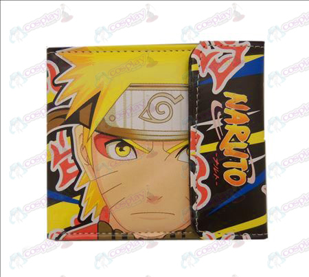 Naruto färgad snaps plånbok
