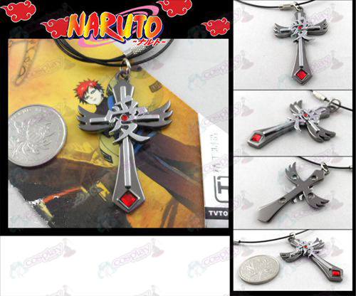 Naruto ordet kärlek halsband pistol färg